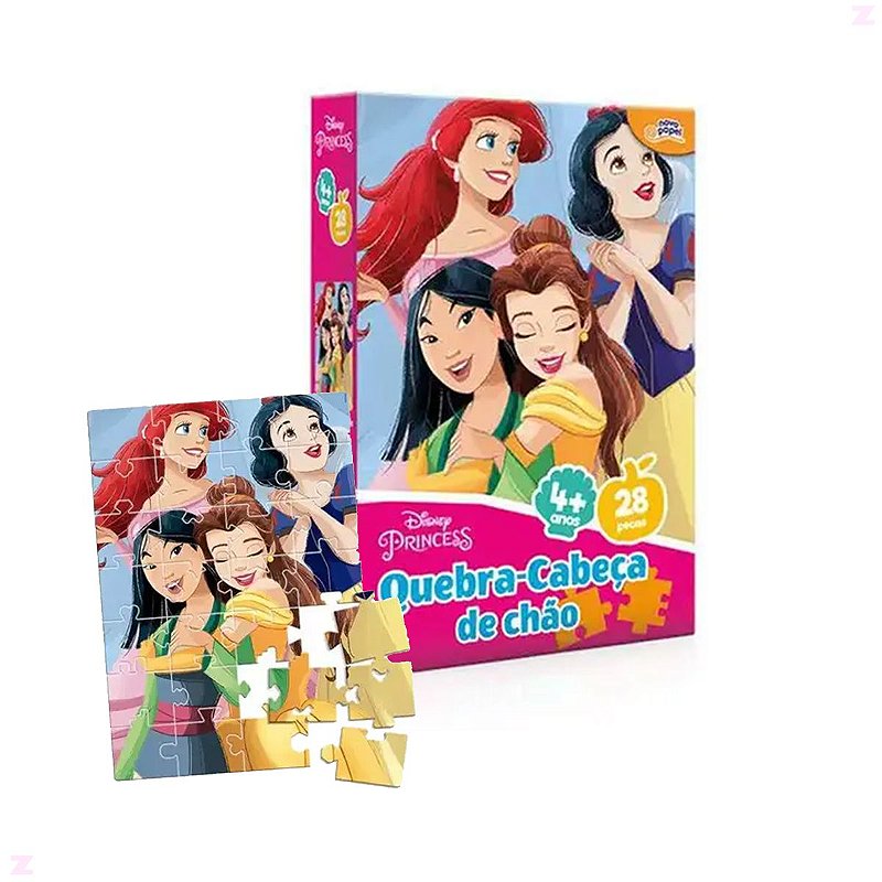 Jogo Quebra-cabeça Princesas Disney 100 peças Toyster - Loja Zuza  Brinquedos