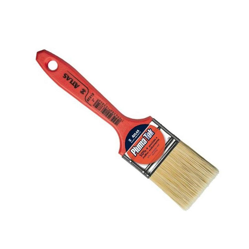 PINCEL TIPO TRINCHA 2" - PLUMATEK - ATLAS - Loja Atelier Gesso