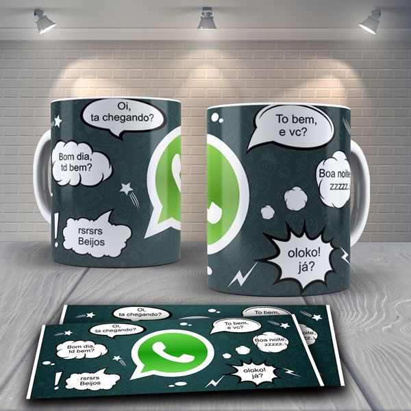 Caneca Personalizada Conversas do Whats - Canecas Personalizadas da Cassia Caneca Personalizada Conversas do Whats - Canecas Personalizadas da Cassia