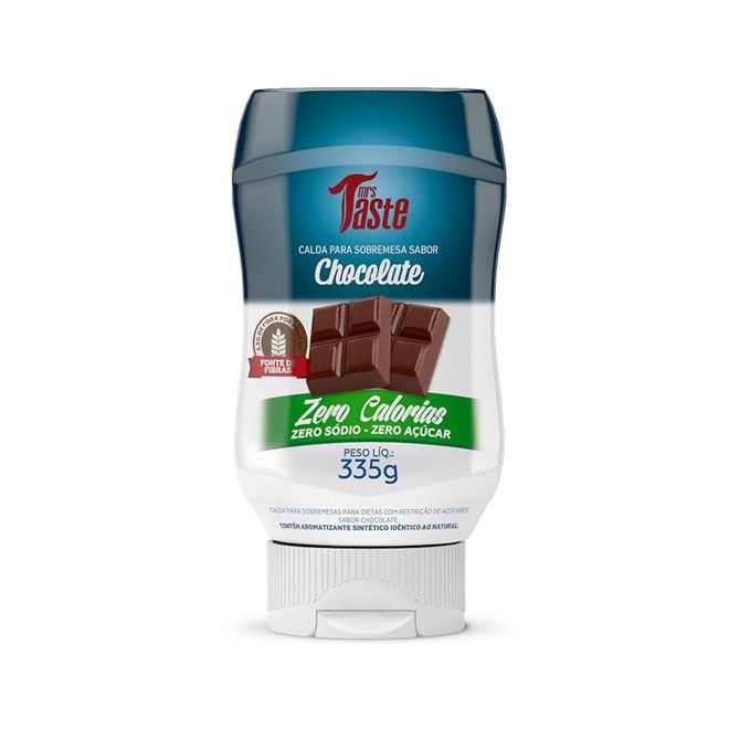 CALDA ZERO SODIO 335G CHOCOLATE - MRS TASTE - X3 Suplementos
