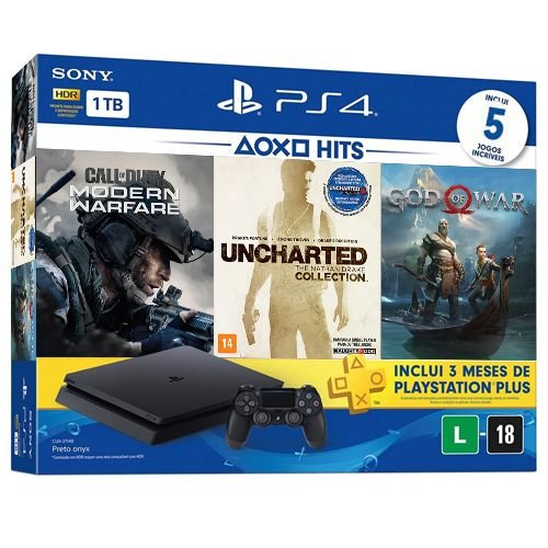 Console Playstation 4 Slim 1 TB God of