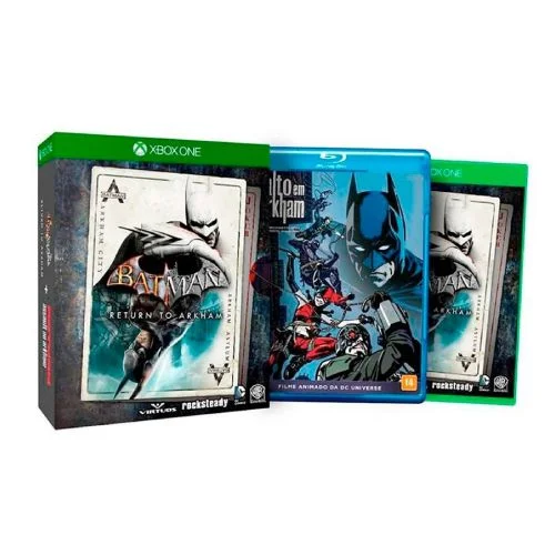 Jogo Combo Batman Arkham Asylum & City Xbox 360 Warner Bros em