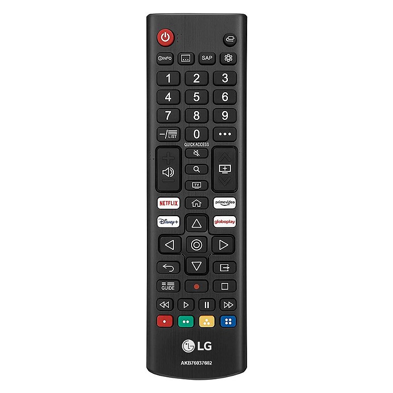 Controle Remoto LG AKB76037602 Netflix, Prime vídeo, Disney, Globoplay -  Distribuidor oficial de peças e acessórios LG no Brasil
