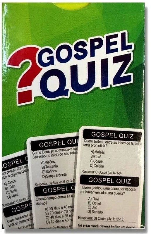 Jogo Bíblico De Perguntas E Respostas Gospel Quiz E Faruk