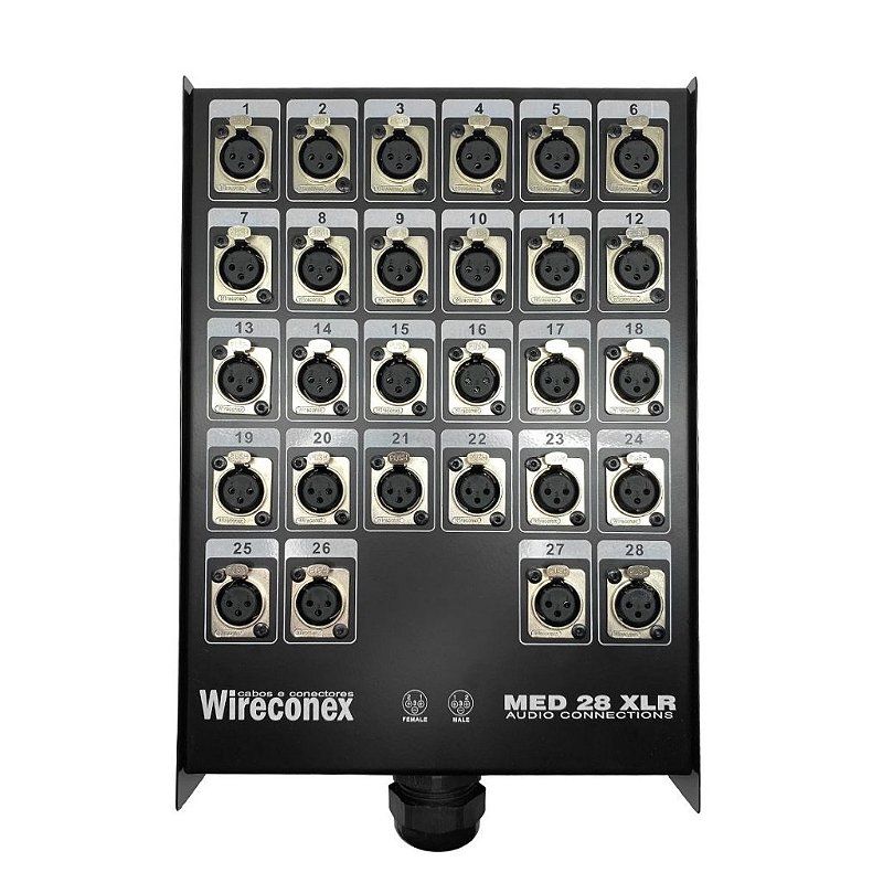 BANDEJA MEDUSA WIRECONEX 28 FURAÇÕES C/ CONECTORES DE 1 SAIDA +