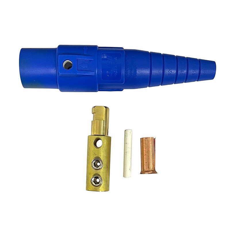 CAM LOCK MACHO DE LINHA AZUL 400A - A MAIOR LOJA VIRTUAL DE