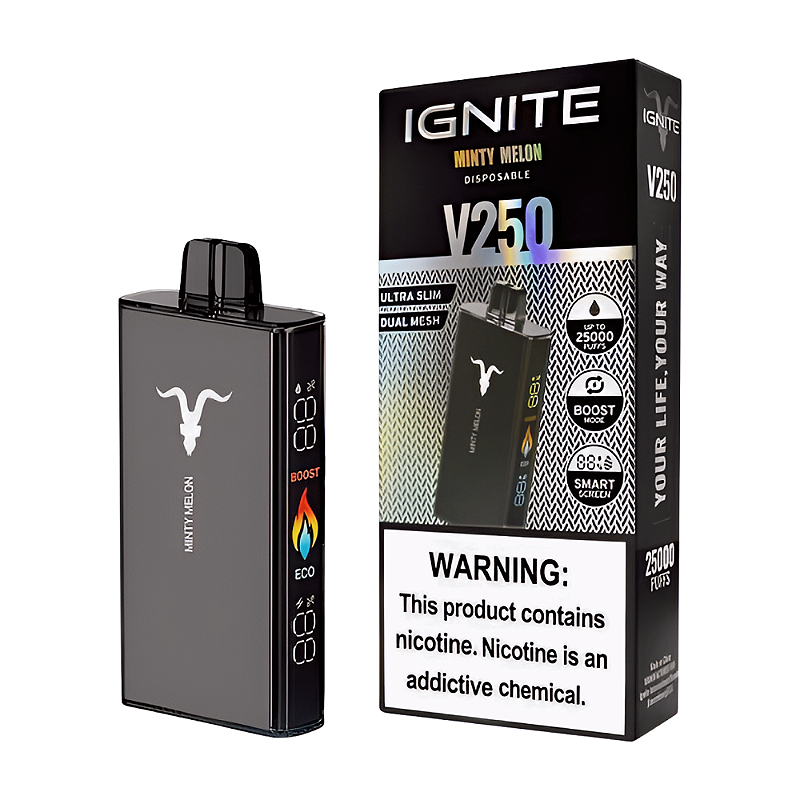 Pod Descartável Ignite V250 - Minty Melon - Tabacaria Arahat e