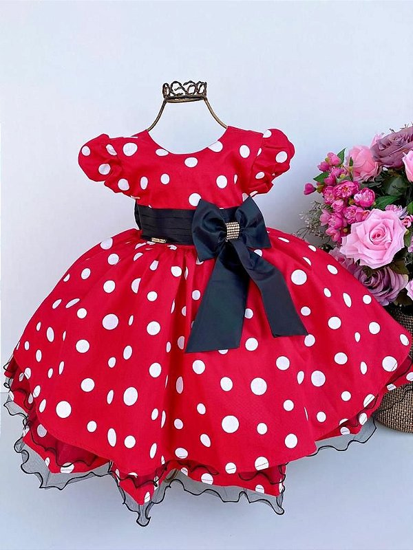 Menina vestida hotsell de minnie