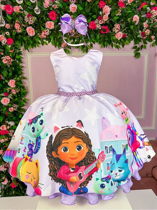 Vestido Fantasia Infantil Feminina Mágica