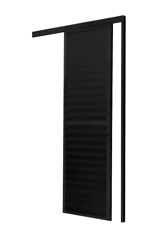 DE GREGORIO カホン Chanela BLACK VENEZIANA 6 FOLHAS - 2 FOLHAS FIXAS - CRV Portas e Janelas