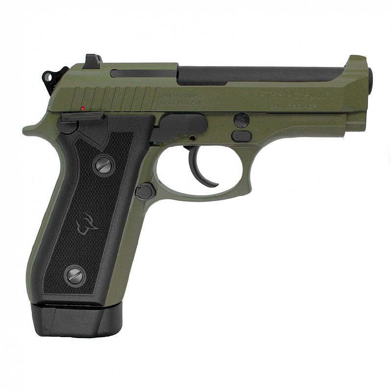 Pistola Taurus PT 58HCP OD GREEN CAL. .380ACP - Cia das Armas Pistola Taurus PT 58HCP OD GREEN CAL. .380ACP - Cia das Armas
