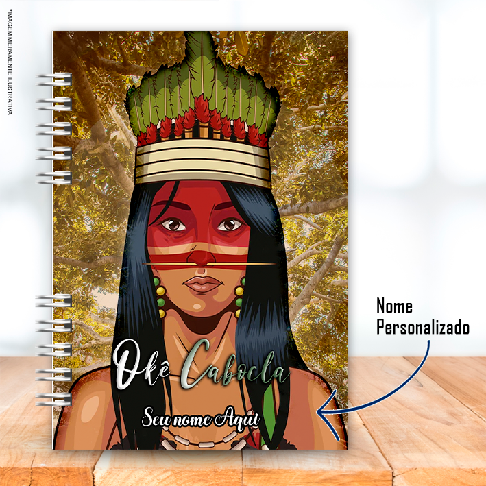 Caderno A5 Cabocla
