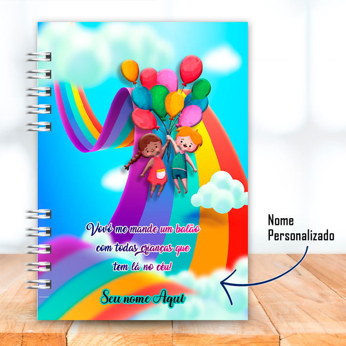 Caderno A5 Cosme, Erê, Ibejada
