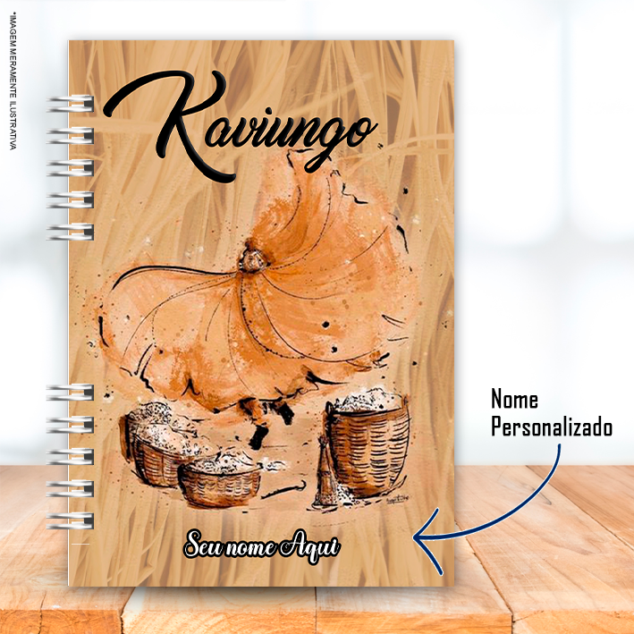 Caderno A5 Nkisi Kaviungo