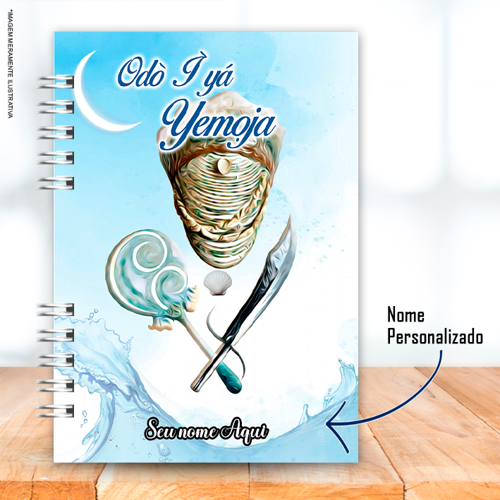 Caderno A5 Orixá Iemanjá (Paramentas)