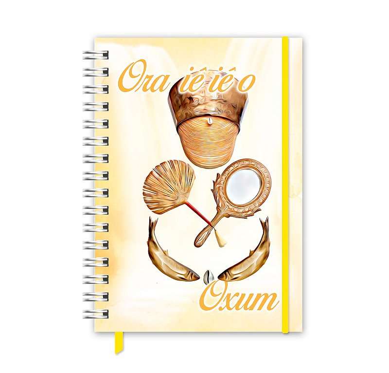 Caderno A5 Orixá Oxum (Paramentas)