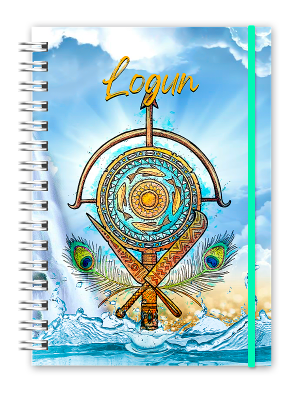 Caderno A5 Orixá Ologun Edé (paramentas)