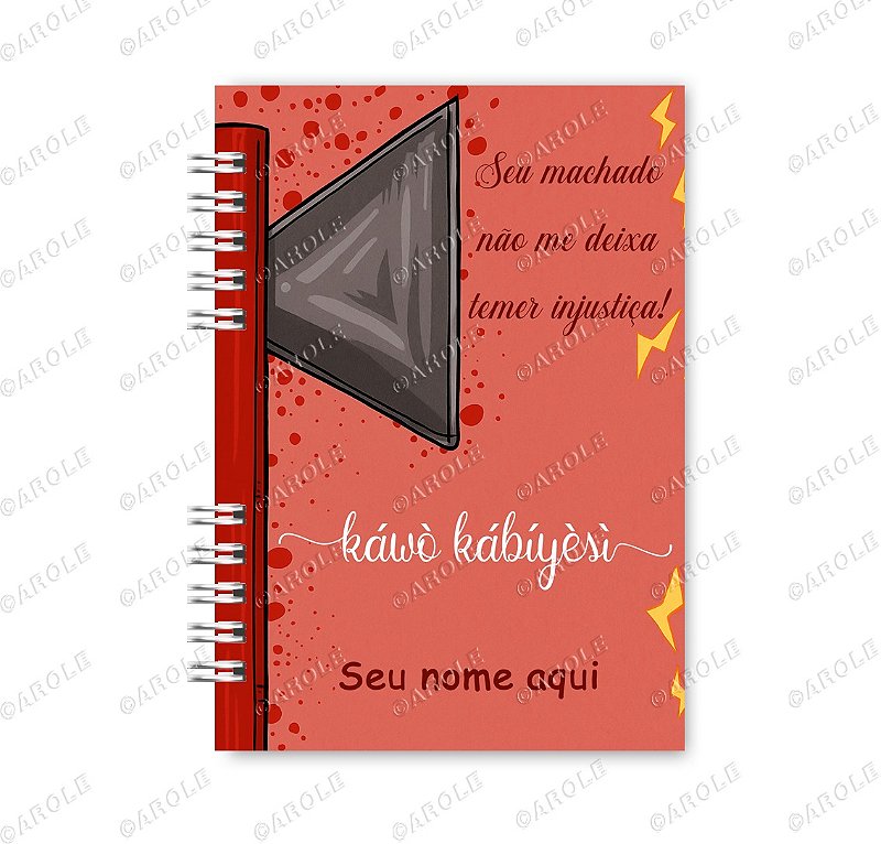 Caderno A5 (Tamanho Agenda) Òrìsàs