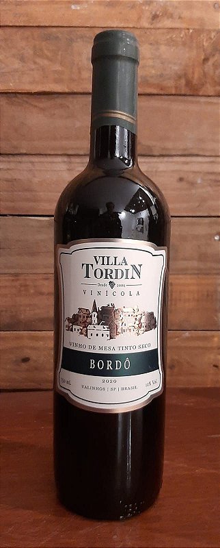 Bordô Tinto de Mesa Seco Safra 2022 Garrafa 750 ML