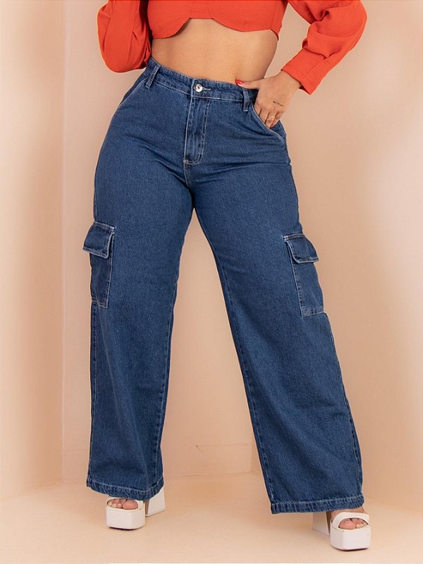 Plus Size CalÃ§a Jeans Feminina Numero 50 Calça Jeans Feminina