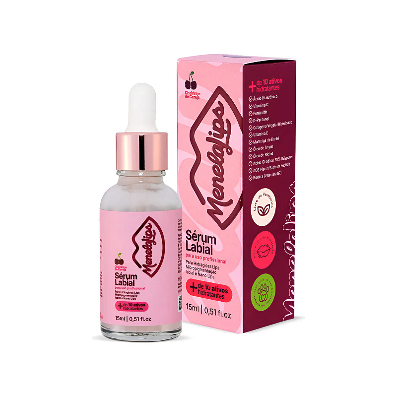 Sérum Labial MenelaLips | Menela 15ml — Hidra Gloss Profissional