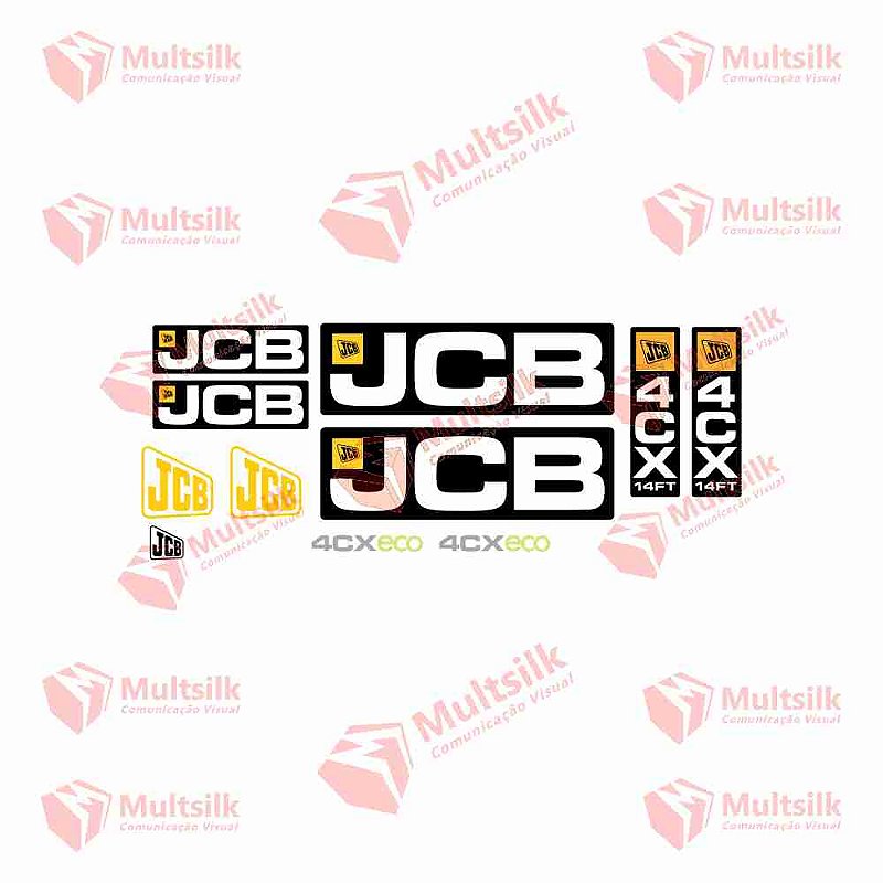 JCB 4CX Eco - Multsilk Comunicação Visual