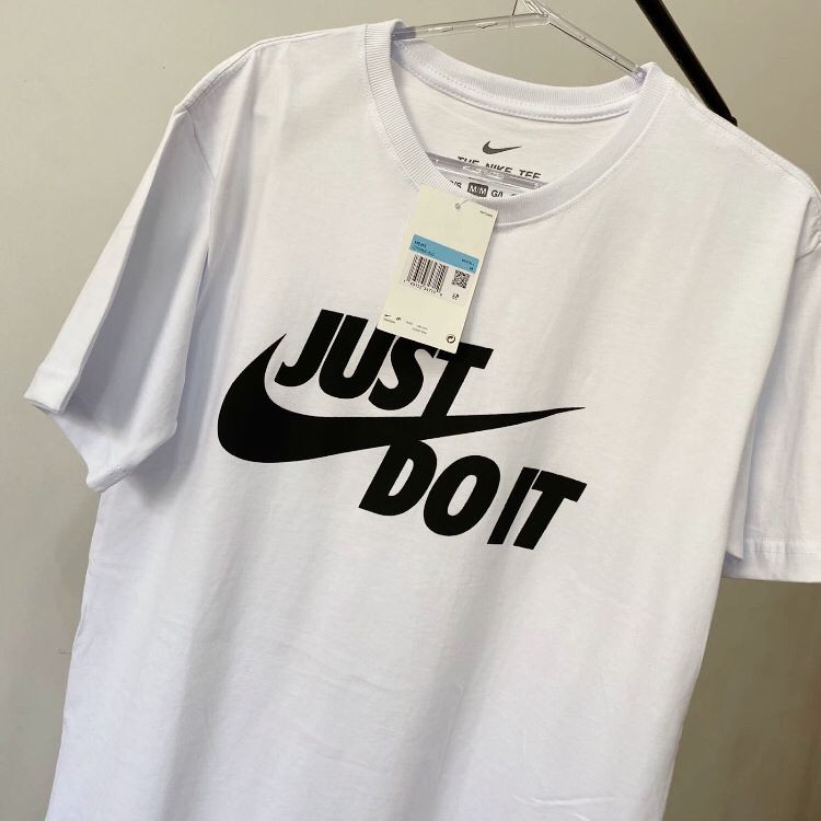 Camiseta Nike just do It branca Masculina - Roupas e Acessórios