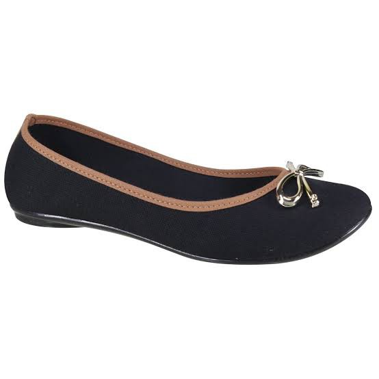 Sapatilha Moleca 5726101 PRETO CAMEL Deka Cal ados