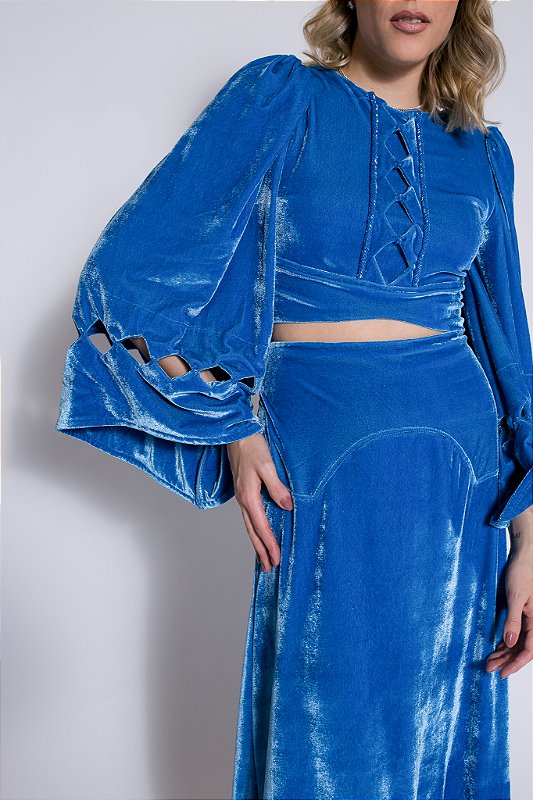Blusa Protea | Azul