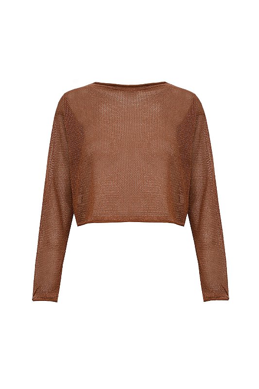Blusa Telada Caramelo