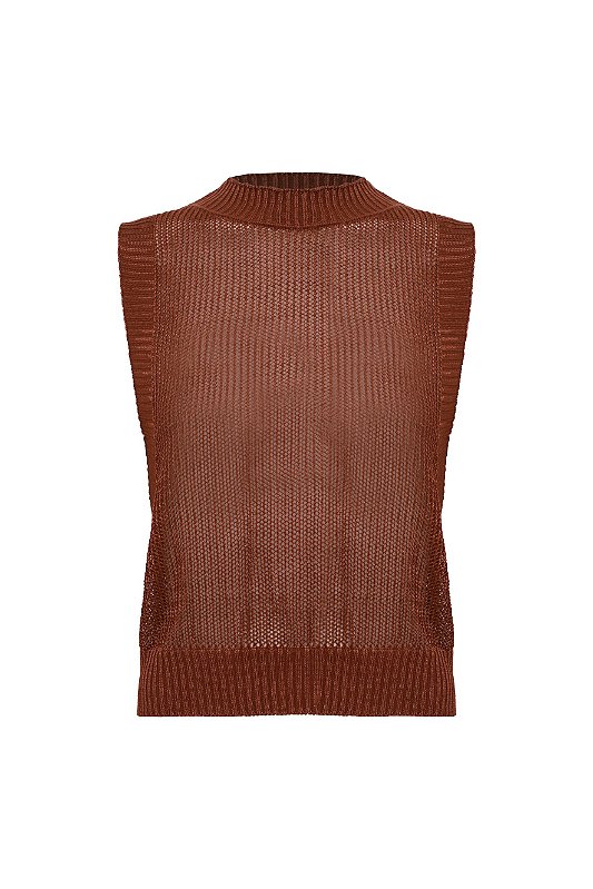Regata Tricot Cavada | Marrom