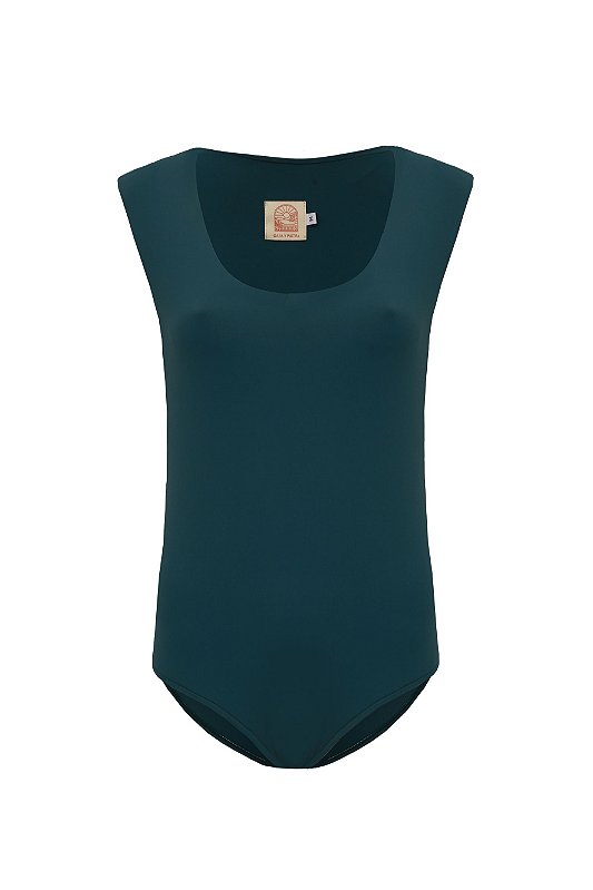 Body Decote Quadrado | Verde