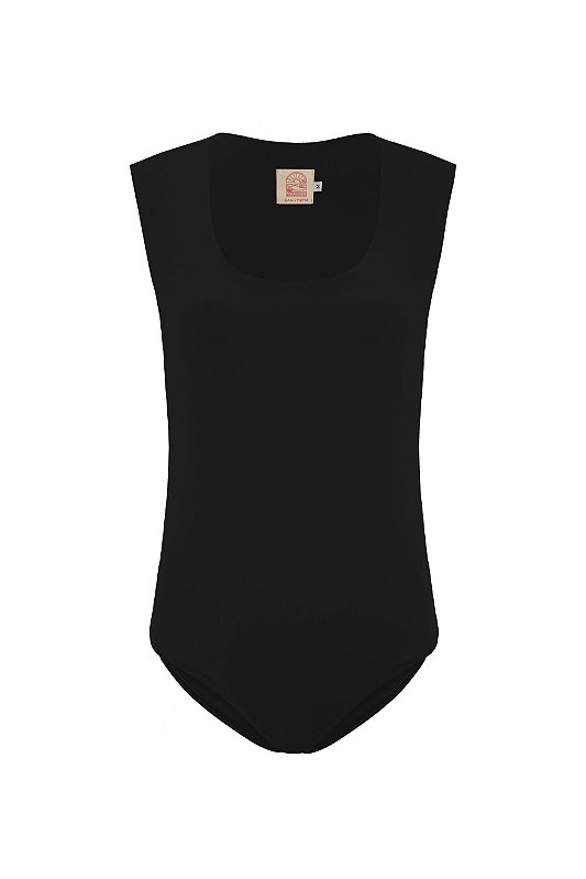 Body Decote Quadrado | Preto