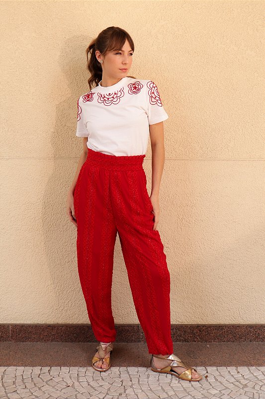 Calça Amélie | Vermelha