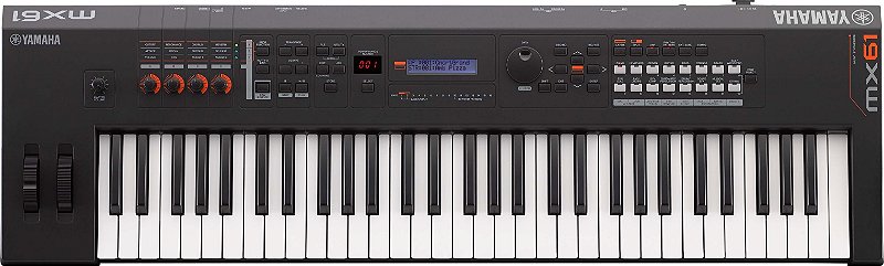 Teclado Sintetizador Yamaha MX61 Preto 61 teclas - Classic