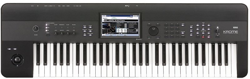 Korg Krome 61 - Seminovo Com fonte - Classic Keyboards - Classic