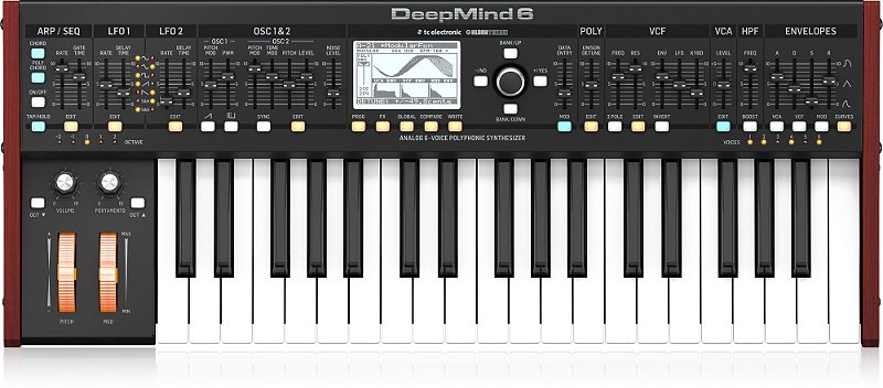 DeepMind 6 ポリフォニックアナログシンセサイザー Behringer DeepMind 6 Sintetizador analógico - Confira - Classic