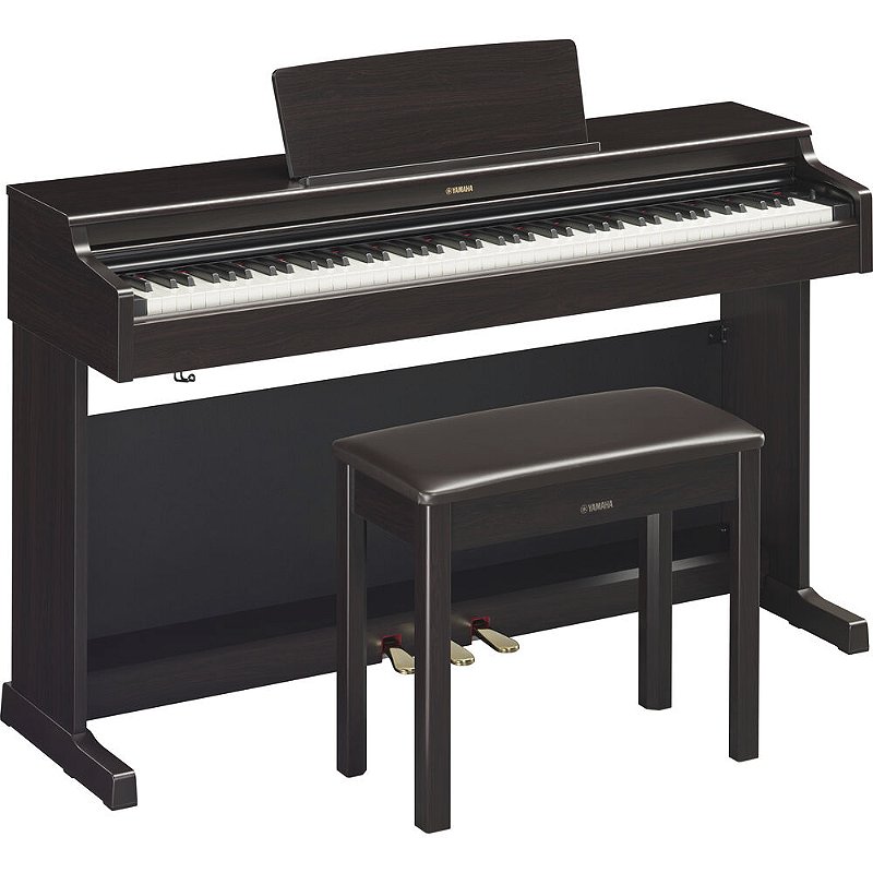 【お得】 Digital Piano Yamaha com Teclas 88 Rosewood Arius YDP-165R 鍵盤楽器