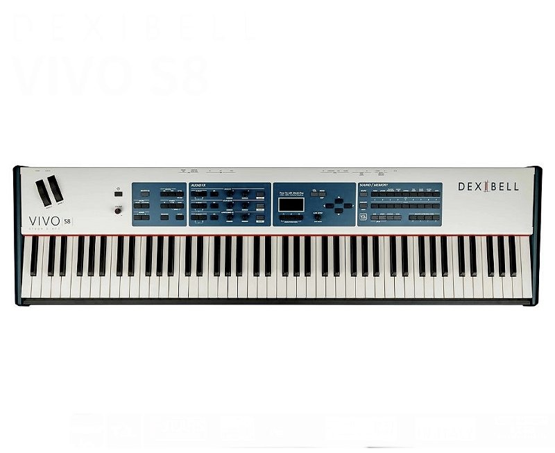 Dexibell VIVO S8 ステージピアノ Piano Digital de palco Dexibell VIVO S8 com 88 Teclas - Classic