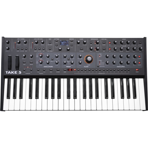 Sequential TAKE 5 コンパクト5ボイス アナログポリシンセ Teclado Sequential Take 5 Sintetizador Analógico Polifônico