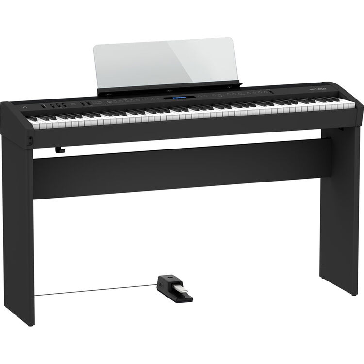 Roland FP-60x fp 60x Kit com Estante e Pedal Piano digital