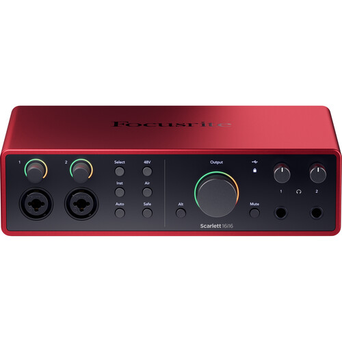 Focusrite Scarlett USBオーディオインターフェース Focusrite Scarlett 16i16 USB C Audio MIDI Interface 4ª geração