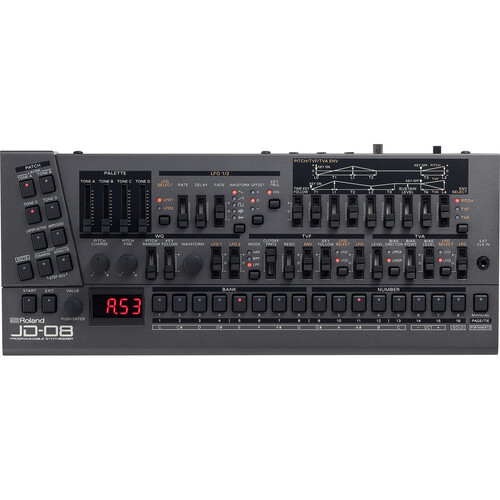 ぺ*る様 美品 Roland Boutique JD-08 シンセサイザー JD Roland Boutique JD-08 jd08 jd 08 Módulo de som Sintetizador