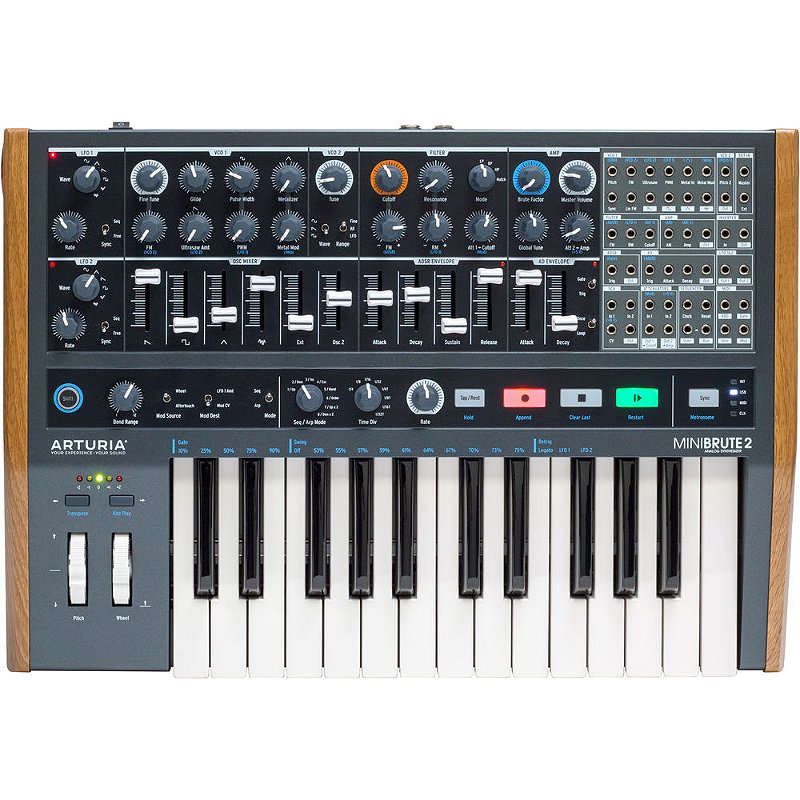 ARTURIA MINIBRUTE 2 シンセサイザー Teclado Arturia MiniBrute 2 monofônico semi-modular - Classic