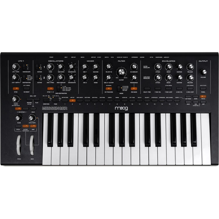 鍵盤楽器 MOOG MESSENGER Moog Messenger Sintetizador Analógico Monofônico | Instrumentos