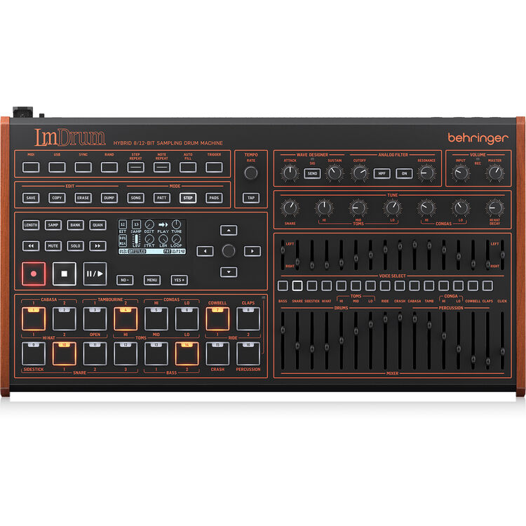 Behringer LM DRUM ドラムマシン サンプラー Behringer LM DRUM: O Ritmo Lendário dos Anos 80 de Volta ao Seu