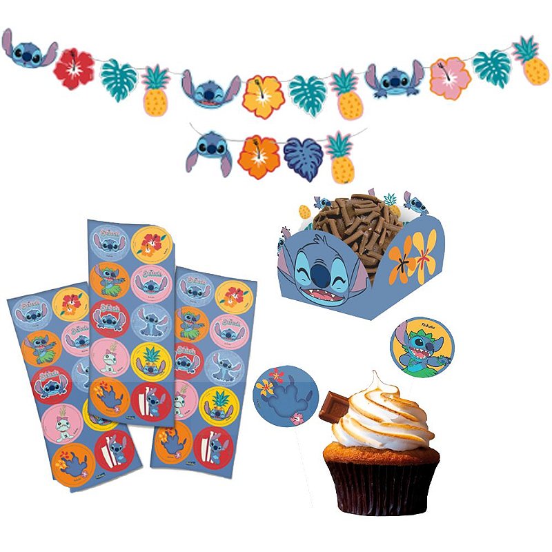 Kit festa Tema Stich Amoo fazer - Confeitaria Brumont