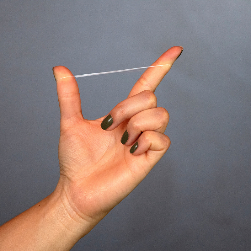 Elástico de Cabelo Invisível de Silicone Transparente Lanossi 100 Unidades