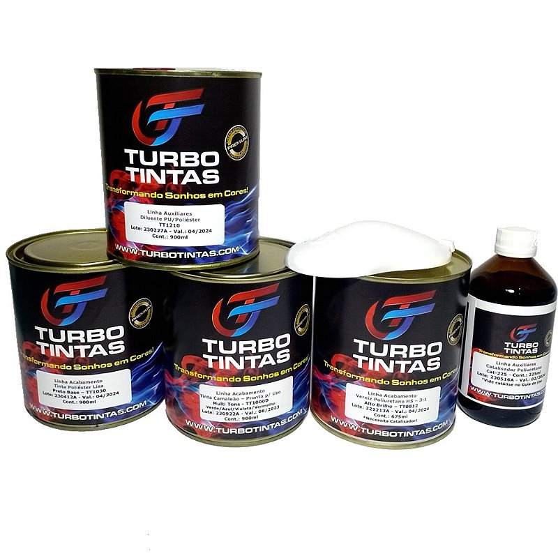 Kit Pintura Camaleão - 1 - Turbo Tintas