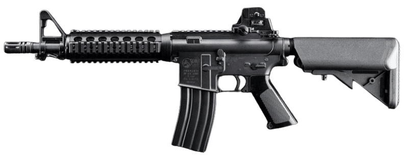 システマPTW M4 Mk18 A&K AEG M4 PTW MK18 MOD0 AIRSOFT RIFLE BLACK - Squad Imports